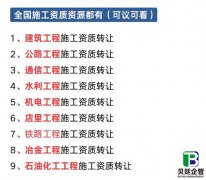 2025年建筑施工总承包二级资质转让全指南：费用、流程与风险规避