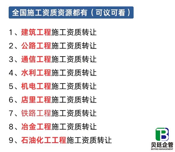 2025年建筑施工总承包二级资质转让全指南:费用、流程与风险规避